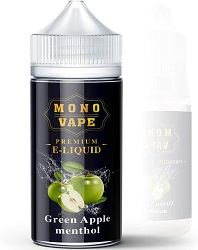 MONOVAPE 電子タバコ リキッド グリーンアップル メンソール 大容量 120ml